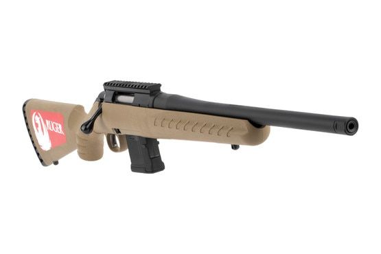 Ruger American Ranch 5.56 Bolt Action Rifle features textured grip serrations